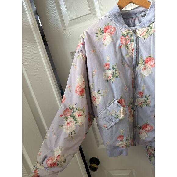 90s Bugle Boy Floral Bomber Jacket and Matching Pant Set - Grunge/Y2K - Picture 8 of 16